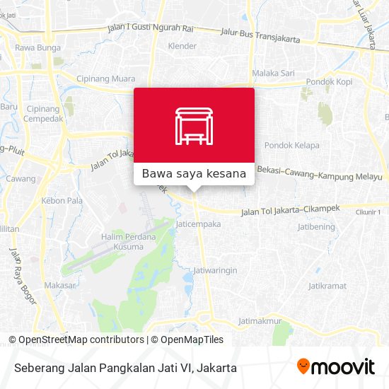 Peta Seberang Jalan Pangkalan Jati VI