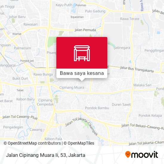 Peta Jalan Cipinang Muara Ii, 53
