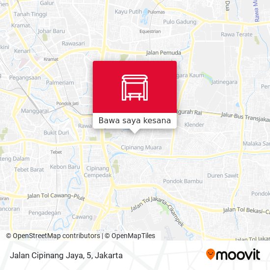 Peta Jalan Cipinang Jaya, 5