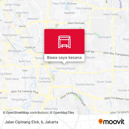 Peta Jalan Cipinang Elok, 6