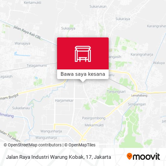 Peta Jalan Raya Industri Warung Kobak, 17