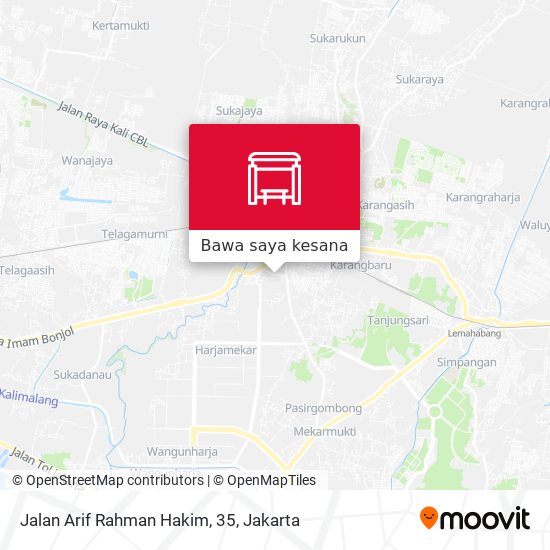 Peta Jalan Arif Rahman Hakim, 35