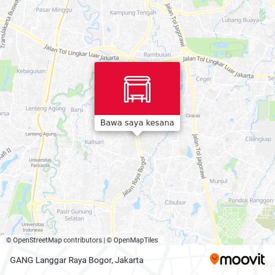 Peta GANG Langgar Raya Bogor