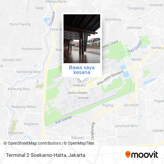 Peta Terminal 2 Soekarno-Hatta