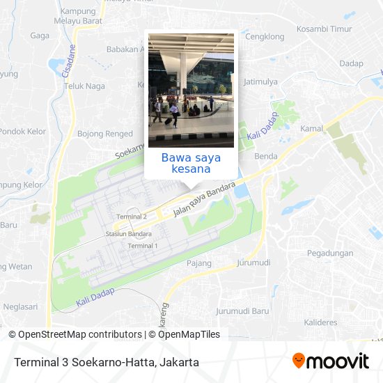 Peta Terminal 3 Soekarno-Hatta