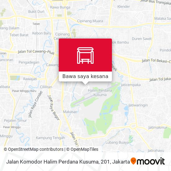 Peta Jalan Komodor Halim Perdana Kusuma, 201