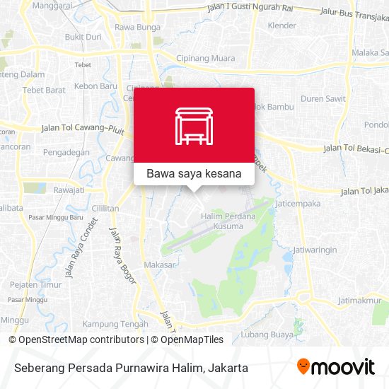 Peta Seberang Persada Purnawira Halim