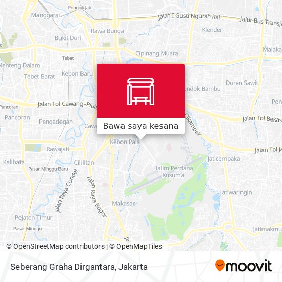 Peta Seberang Graha Dirgantara