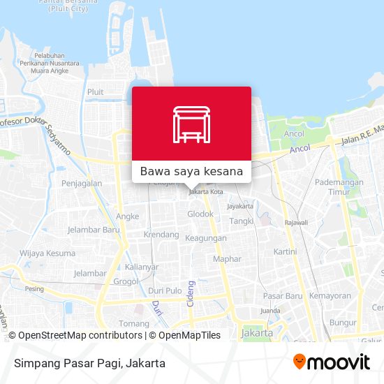 Peta Simpang Pasar Pagi