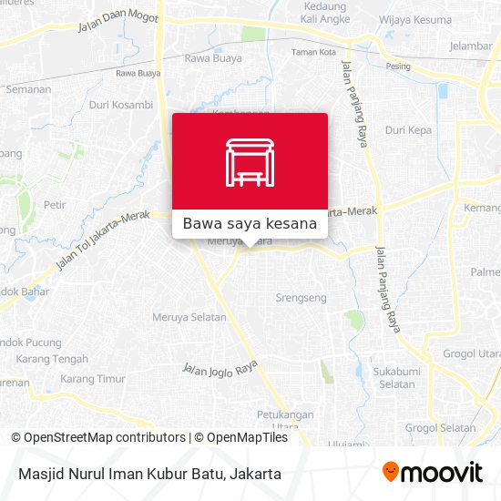 Peta Masjid Nurul Iman Kubur Batu