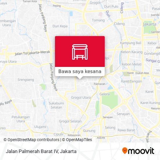 Peta Jalan Palmerah Barat IV