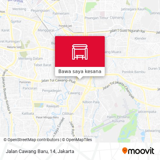 Peta Jalan Cawang Baru, 14