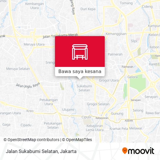 Peta Jalan Sukabumi Selatan