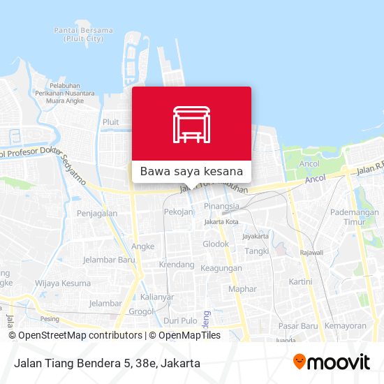 Peta Jalan Tiang Bendera 5, 38e