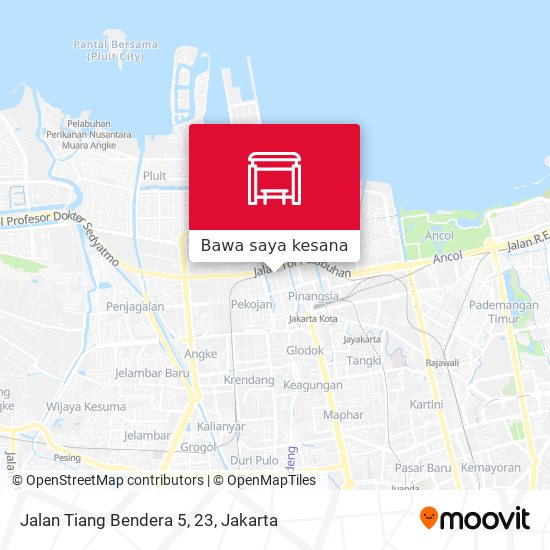 Peta Jalan Tiang Bendera 5, 23