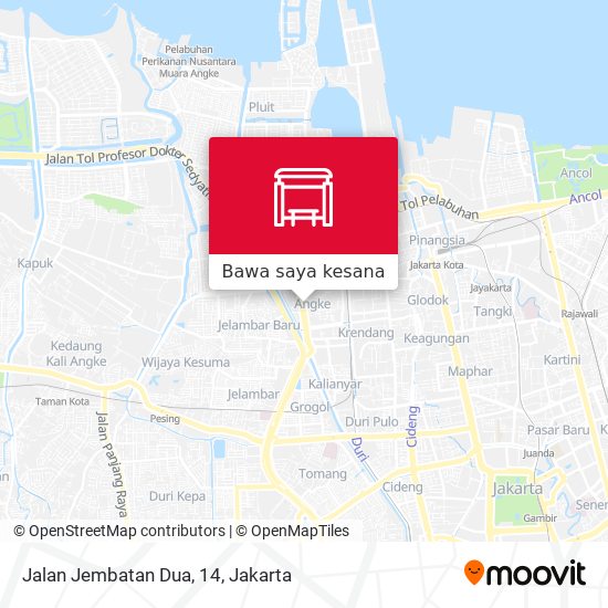 Peta Jalan Jembatan Dua, 14