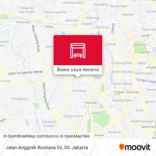 Peta Jalan Anggrek Rosliana Vii, 30