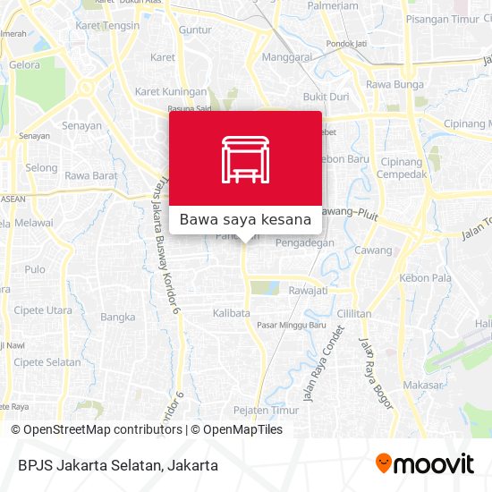Peta BPJS Jakarta Selatan