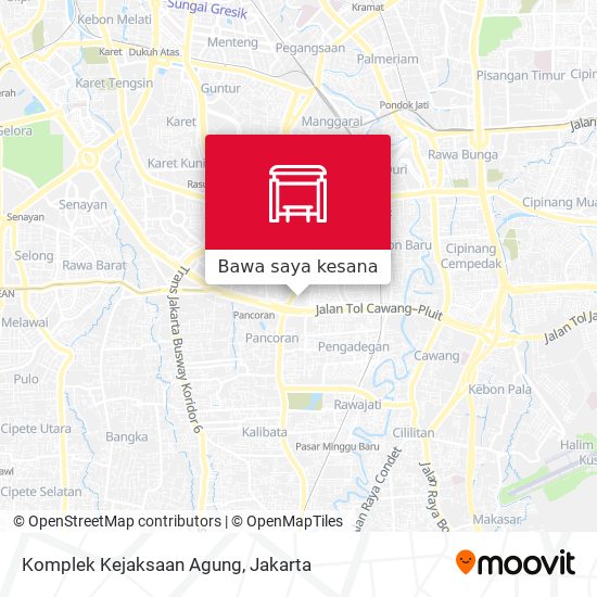 Peta Komplek Kejaksaan Agung
