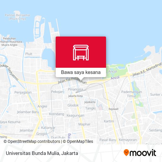 Peta Universitas Bunda Mulia