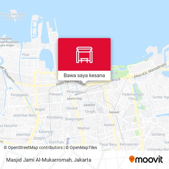 Peta Masjid Jami Al-Mukarromah