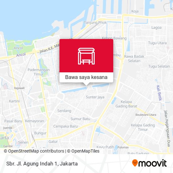 Peta Sbr. Jl. Agung Indah 1