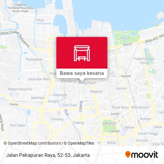 Peta Jalan Pekapuran Raya, 52-53