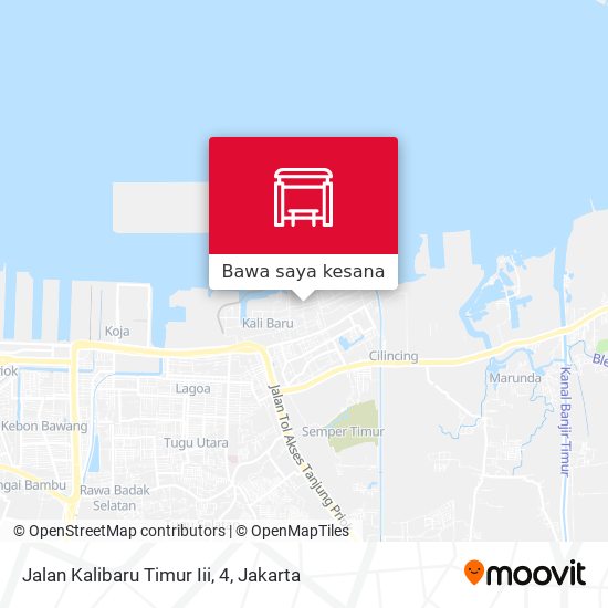 Peta Jalan Kalibaru Timur Iii, 4