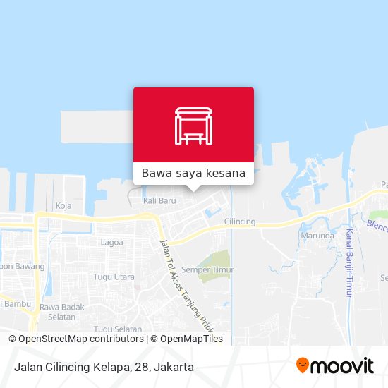 Peta Jalan Cilincing Kelapa, 28