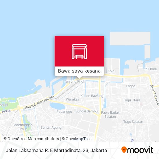 Peta Jalan Laksamana R. E Martadinata, 23