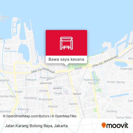 Peta Jalan Karang Bolong Raya