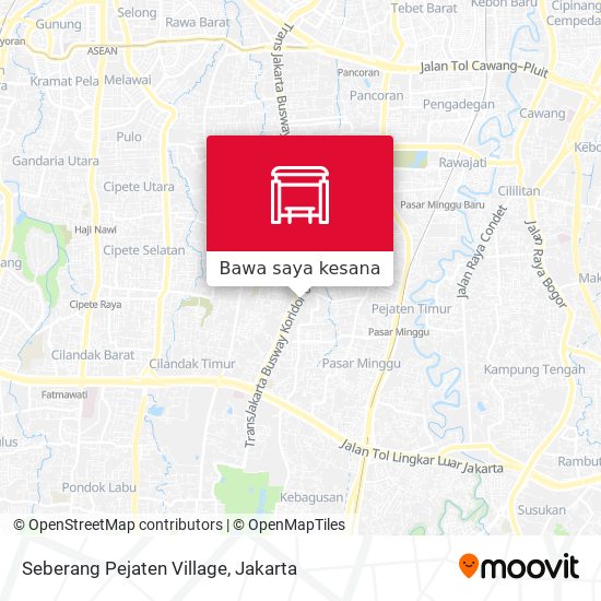Peta Seberang Pejaten Village