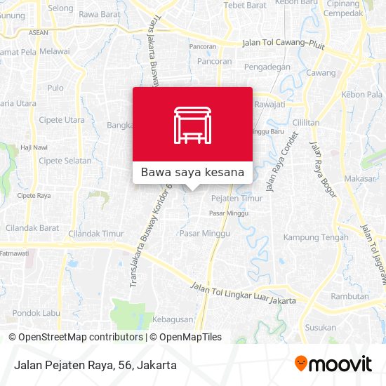 Peta Jalan Pejaten Raya, 56