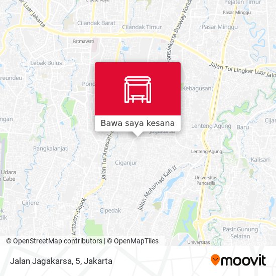 Peta Jalan Jagakarsa, 5