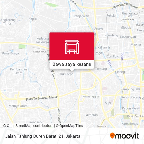 Peta Jalan Tanjung Duren Barat, 21
