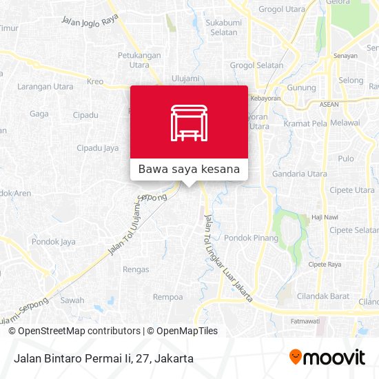 Peta Jalan Bintaro Permai Ii, 27