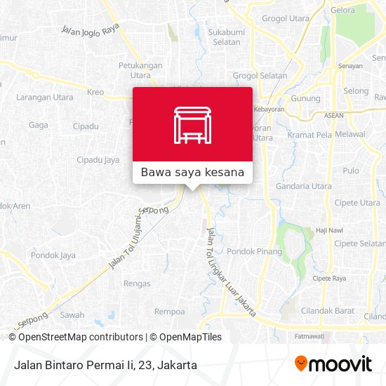 Peta Jalan Bintaro Permai Ii, 23