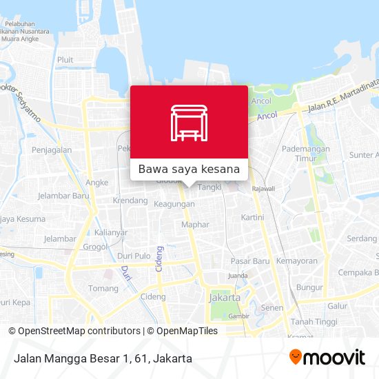 Peta Jalan Mangga Besar 1, 61