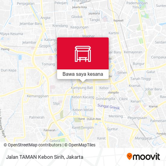 Peta Jalan TAMAN Kebon Sirih