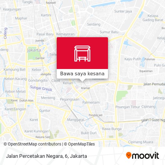 Peta Jalan Percetakan Negara, 6