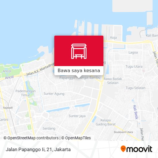 Peta Jalan Papanggo Ii, 21