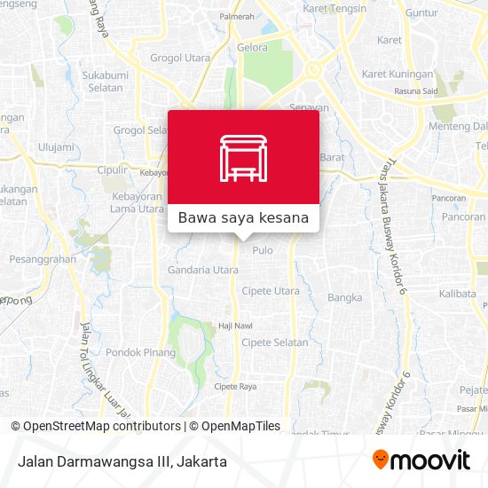 Peta Jalan Darmawangsa III