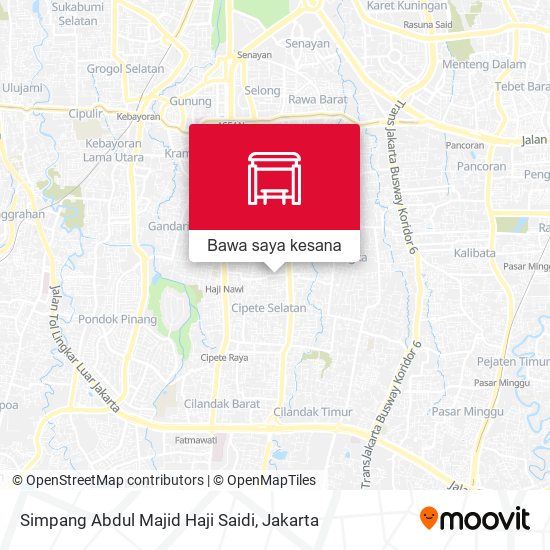 Peta Simpang Abdul Majid Haji Saidi