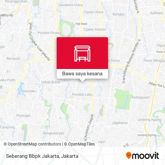 Peta Seberang Bbpk Jakarta
