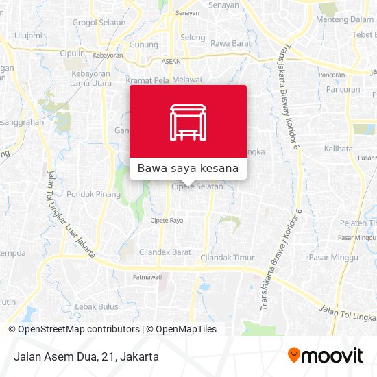 Peta Jalan Asem Dua, 21