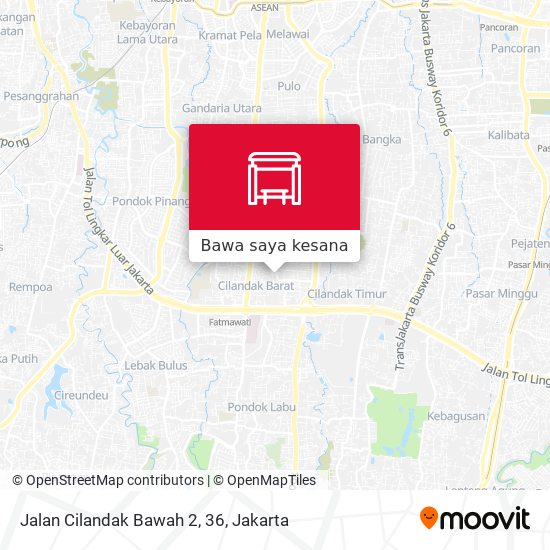 Peta Jalan Cilandak Bawah 2, 36