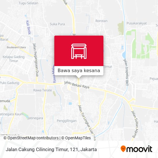 Peta Jalan Cakung Cilincing Timur, 121