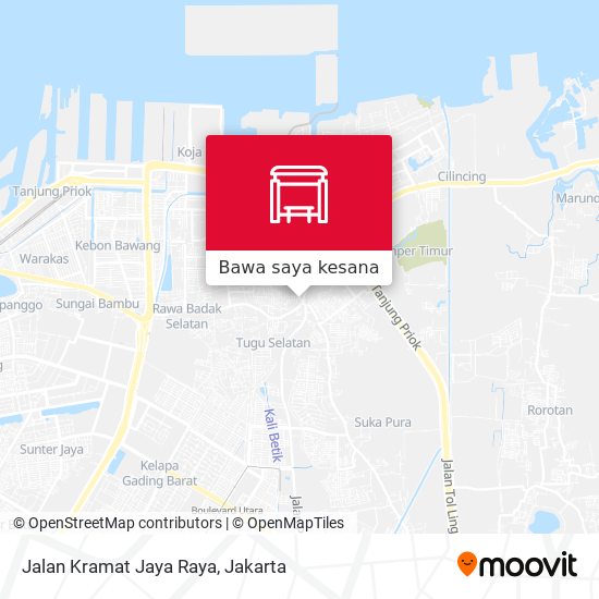 Peta Jalan Kramat Jaya Raya