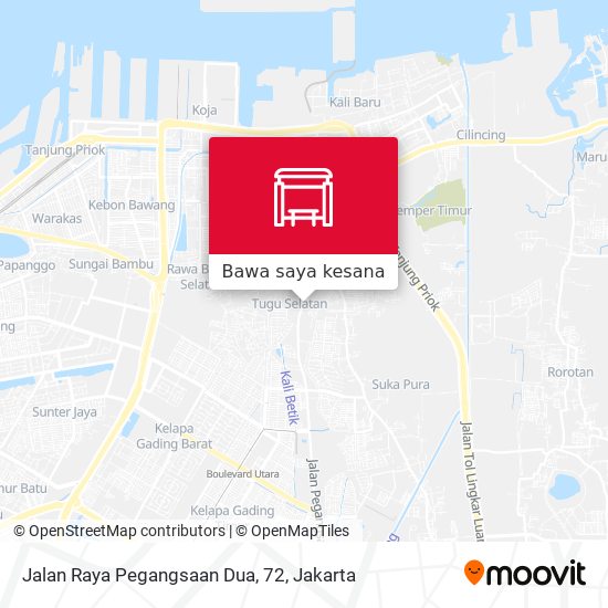 Peta Jalan Raya Pegangsaan Dua, 72