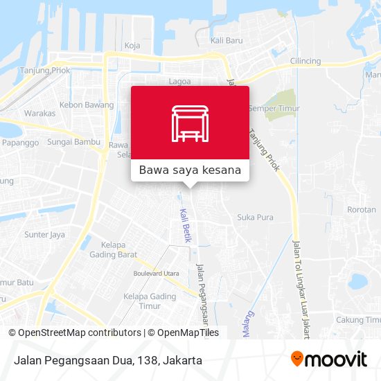 Peta Jalan Pegangsaan Dua, 138